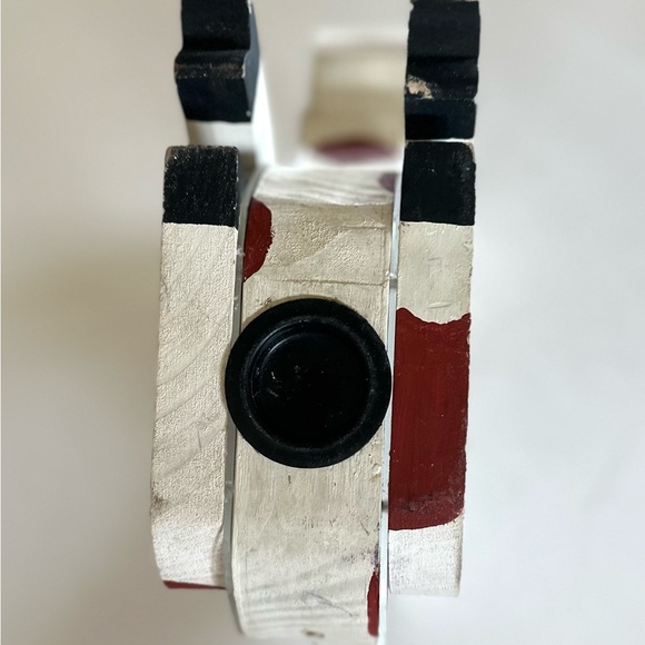 Vintage Handmade  Folk Art Piggy Bank With Adjustable Arms.  Great Condition - Picture 5 of 6